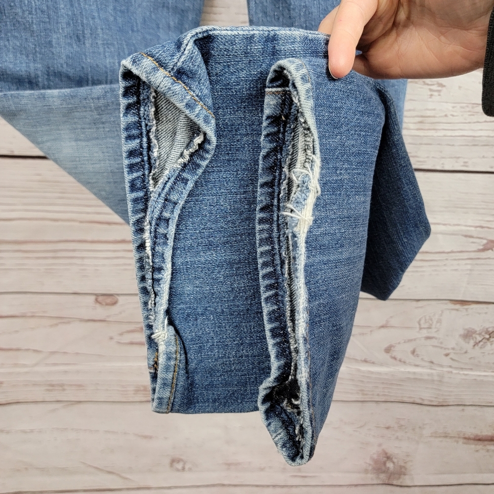 7 For All Mankind low Rise lightwash bootcut jeans - Picture 10 of 12